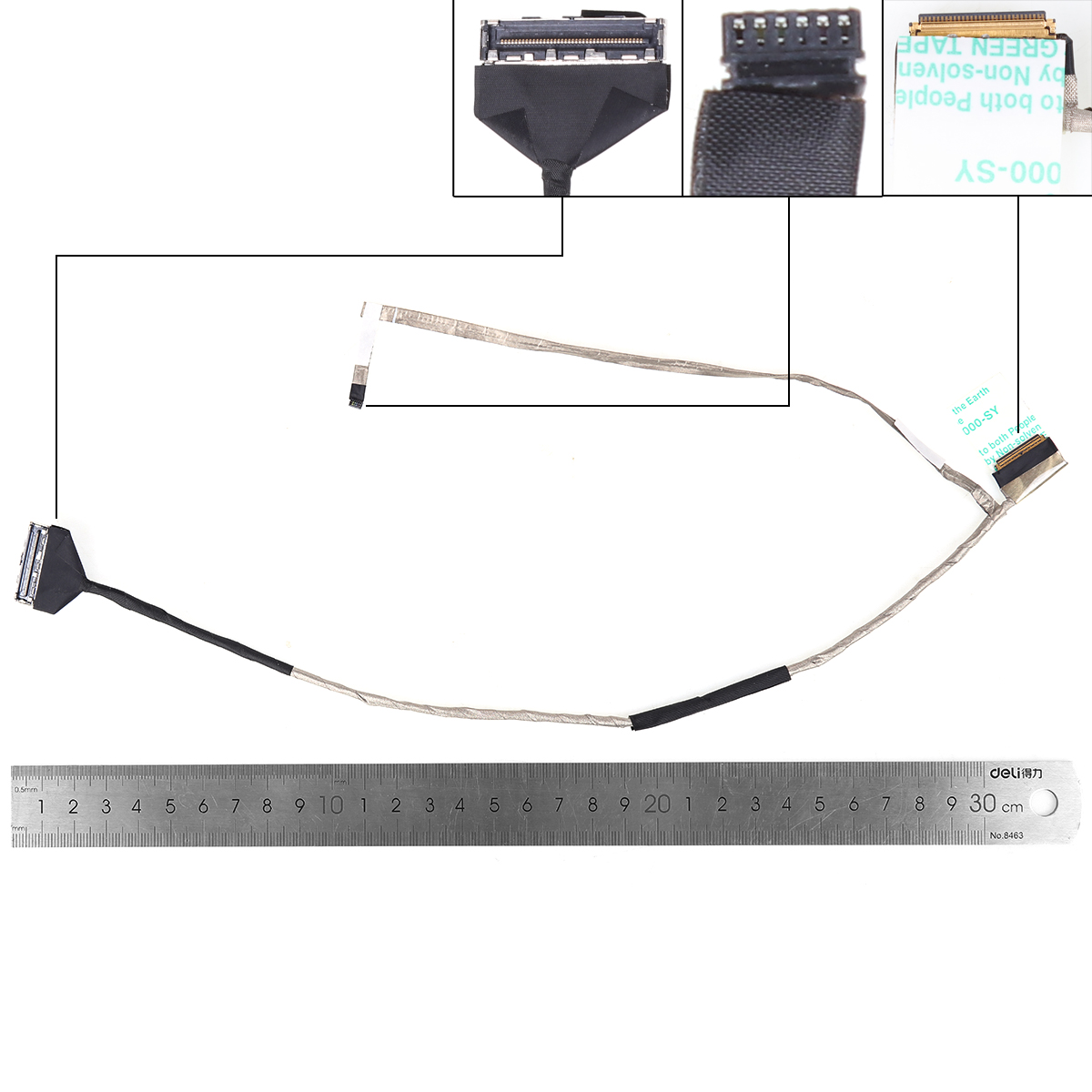 Picture of New LCD Display Screen Cable Replacement  For ASUS D451V K450J R409J X450JF D4510E 30pin 0.5